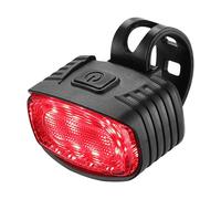 jebyltd Placier Arrière-pavillon Rechargeable Back Back Light for Night Riding Installation Lampe Fact Sécurité du Cycle/Arrière