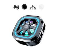 jebyltd Ventilateur de refroidissement semi-conducteur avec clip arrière AI Contrôle intelligent Faible bruit Dissipateur de chaleur pour jeu 3 vitesses Réglable amélioré Accessoire de téléphone