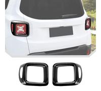 JeCar Lot de 2 coques de protection pour feux arrière noirs pour Jeep Renegade 2016-2025
