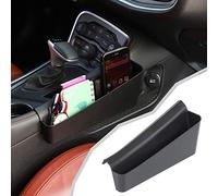 JeCar Plateau de rangement pour levier de vitesse - Accessoires d'intérieur pour Dodge Challenger à partir de 2015, noir