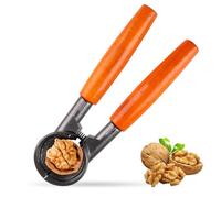 Jecdfs 1pcs Casse Noix sans Effort avec Manche en Bois élégant,Casse-Noisette Premium,pour Noix, Noisettes, Noix du Brésil - sans Écrasement du Noyau