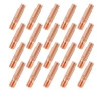 Jecdfs 20pcs Pointe De De Soudage, Embouts de Torche de Soudage 15AK MIG/MAG 0.8mm, Haute Conductivité Thermique et Électrique, Longue Durée de Vie, Compatible avec Binzel 15AK