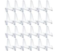 Jecdfs 24 pièces Presentoir Supports Acrylique pour Collection, Support Carte pour Pokemon, support de carte transparent pour pièces de monnaie, montres de poche, médailles, objets de collection