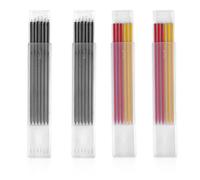 Jecdfs 24 recharges de crayon de chantier de 2,8 mm, mines de crayon solides, recharges imperméables pour travaux de menuiserie, construction et marquage sur diverses surfaces