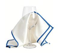 Jecdfs 3pcs Chiffons en Microfibre pour Verre Grands,Chiffons de Polissage en Microfibre,60x40 cm,pour Vitres de Fenêtre, Torchon Nettoyage Réutilisable Lavable (Bleu)