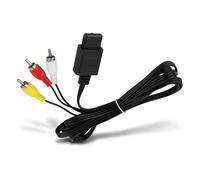 Jecdfs Câble AV pour Nintendo Gamecube, N64 et SNES - Câble RCA audio vidéo stéréo 1,75 m pour une qualité d'image et de son haute résolution - Pour téléviseurs et moniteurs