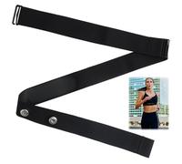 Jecdfs Sangle de rechange pour sangle pectorale ANT+ et Bluetooth Polar H9 - Compatible avec Coospo, Wahoo - Taille universelle M-XL (65 cm à 95 cm) - Surveillance fiable de la fréquence cardiaque