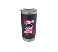J'échangerais mon panier de Pâques contre la paix dans le monde Gobelet isotherme en acier inoxydable double paroi