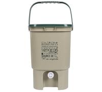 JECHERCHE UNE IDÉE - ME0022 Composteur de Cuisine avec Robinet et Spray - Collecte Intérieure - Méthode Bokashi - Tamis Inclus - Vaporisateur 400mL - Pratique et Fonctionnel