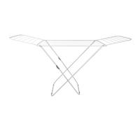 Je Cherche Une IDEE, ME0054, Etendoir à Linge Accordeon 9M Etendage, Design Compact et Pliable, Grande Capacité d'Étendage, Facilité d'Utilisation, Polyvalence et Adaptabilité