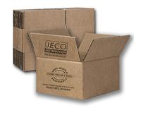 JECO - Lot de 100 cartons caisses américaines 230 x 190 x 120 mm simple cannelure cartons d'expédition colis déménagement