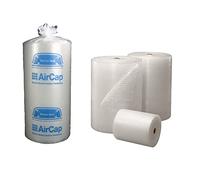 Jeco - lot de 2 rouleaux film papier bulles 100cm x 50m Aircap tri-couche avec film barrière gain de place recyclable