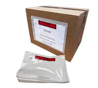 JECO - Lot de 250 Pochettes A5 porte-document adhésives documents ci-inclus, pochettes d’expéditions autocollantes 225 x 165 mm pour colis