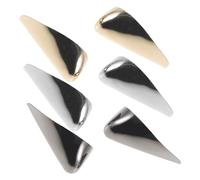 JECOMPRIS 1 Jeu De Talons Pour Chaussures À Talons De Couvreur Tips De Chaussures Élégants Or Gun Accessoires De Protection Pour Aiguille Et Sécurité 3 Paires