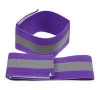 JECOMPRIS 1 Paire de Bracelets de Cheville Haute Visibilité Sangles Réfléchissantes de Marche, Bande Réfléchissante Élastique, Confortables et Pratiques, Adaptés aux Sportifs Activités