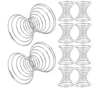 JECOMPRIS 10 Boules de Mélangeur Inoxydable Ressort Pratiques pour Shaker Bouteille, 10 Pièces Résistantes Antirouille pour Poudre Protéinée et Boissons