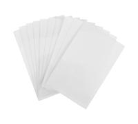 JECOMPRIS 10 Cartes de Visite Impression Recto Verso en Plastique Blanc pour Sublimation Résistante Décoloration Matériau PET Flexible, Pack de 10 pour Usage Professionnel