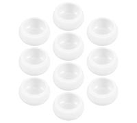 JECOMPRIS 10 Pièces Abat-jour Boule en PC Blanc pour Ampoules LED à Tête Plate, Diffuseur de Lumière Anti-buée, Installation Facile pour Éclairage Intérieur Domestique
