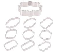 JECOMPRIS 10 Pièces Emporte-pièces en Acier Inoxydable pour Biscuits, Moules de Pâtisserie Faciles à Utiliser Démouler, Formes Délicates pour DIY et Cuisson