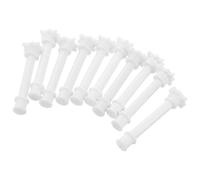 JECOMPRIS 10 Pièces Mini Colonne Romaine, Pilier Romain Décoratif, Modèle Miniature Blanc en Abs, Style Vintage Européen, Décoration Intérieure, Présentoir Éducatif pour École, Mariage