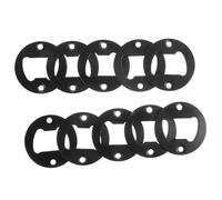 JECOMPRIS 10 Pièces Ouvre Bouteille Mural Rond Noir Kit de Inserts pour Fabrication Ouvre Bouteilles Bar Maison Robuste et Facile à Installer