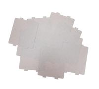 JECOMPRIS 10 Pièces Plaque de Mica pour Micro-ondes, Accessoire D'isolation Thermique Argenté, Facile à Installer, Cuisine et Maison