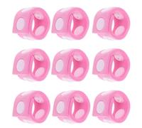 JECOMPRIS 10 Pièces Sangles de Réglage pour Bonnet de Bain Bébé en Silicone et Pp Rose, Ajustables Couverture Étendue, Accessoires Pratiques pour Chapeaux