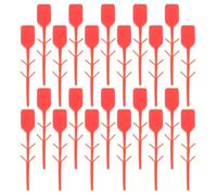 JECOMPRIS 100 Pcs Sceau de feu épingle de sûreté d'extincteur, Plastique Rouge, splashproof, Facile à Utiliser, pour tête de soupape d'extincteur