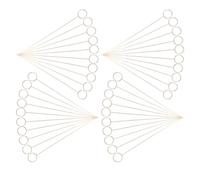 JECOMPRIS 100 Pinces Porte-Cartes de Table Rondes en Métal Doré, Support Floral Décoratif, Porte-Noms Mariage, Étiquettes Buffet Polyvalentes pour Décoration D’événements Festifs