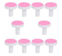 JECOMPRIS 10pcs Coussinets de Ponçage pour Coupe-ongles Électrique, Compatible Polyvalent, Matériau Papier Abrasif Blanc, Usage à Domicile pour Meulage Précis des Ongles