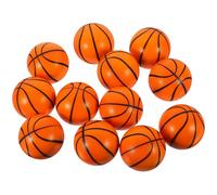 JECOMPRIS 12 Décorations de Gâteau Anniversaire Thème Basketball, Figurines 3D Ballon de Basket Miniatures Légères en Plastique, Accessoires Fête Garçons, Décorations pour Gâteaux Non