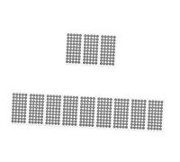 JECOMPRIS 12 Feuilles Point de marquage du Scanner Anti Regard réfléchissant Autocollants Points de marquage du Scanner Points de référence pour la numérisation Accessoires