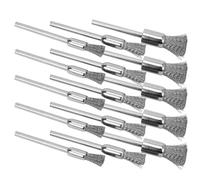 JECOMPRIS 15pièces Brosse Métallique Électrique Pour Nettoyage Meuleuse à Manche Mini Brosses Acier Inoxydable Outils De Débavurage Polissage Pour Surfaces Métalliques