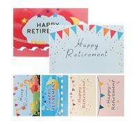 JECOMPRIS 1ensemble Carte De Félicitations pour Retraite avec Enveloppes Papier Accessoire De Fête pour Célébration De Retraite