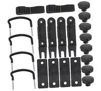 JECOMPRIS 1Ensemble Montage U Support de Toit pour Voiture Accessoires de Transport de Cargaison Compatible Plupart des Véhicules Design et Compact Protection