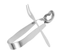 JECOMPRIS 1Ensemble Pince à Escargots Acier Inoxydable Pratique de Cuisine avec Fourchette à Coquillages pour Dîner Escargots Accessoire pour Servir Coquillages