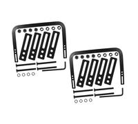 JECOMPRIS 2 Ensembles Lot de Barres Anti-dérapantes pour Matelas Fixateur Métallique Stable pour Cadres de Lit Stopper Glissement pour Meilleure Stabilité et Confort