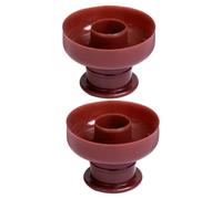 JECOMPRIS 2 Moules à Donuts Ronds en Plastique Antiadhésif, Moules à Beignets Multifonctions Décoratifs, Adaptés la Pâtisserie Maison la Fabrication de Beignets DIY