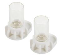 JECOMPRIS 2 Pièces Abreuvoir Transparent pour Fourmis Réutilisable avec Base Stable pour Alimentation Facile et Observation Accessoire Essentiel pour Fourmilière et Habitat Insectes