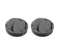 JECOMPRIS 2 Pièces Bouche D'Aération Voiture Universelle Rond Réglable Sortie D'Air Climatisation Tableau De Bord 1.97X1.97X0.79In Plastique Pour Ventilation Confortable Et Installation Facile