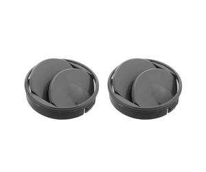 JECOMPRIS 2 Pièces Bouche D'Aération Voiture Universelle Rond Réglable Sortie D'Air Climatisation Tableau De Bord 1.97X1.97X0.79In Plastique Pour Ventilation Confortable Et Installation Facile