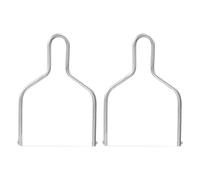 JECOMPRIS 2 pièces Coupe-fromage Acier Inoxydable Trancheuse Portable pour Foie Gras et Beurre Outil de Cuisine Multifonction Facile à Nettoyer et Trancher Selon Souhaitée