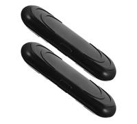 JECOMPRIS 2 Pièces Étui en Plastique pour Pointes de Flèches, Étuis de Rangement de Pointe de Flèche Ovales, Noir, Léger, pour Petits Objets et Voyage