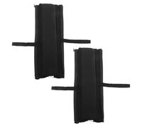 JECOMPRIS 2 Pièces Housse D’accoudoir de Chaise Gaming en Mousse Noire | Remplacement Facile pour Fauteuil de Bureau, Confort pour Travail au Bureau et Devant Ordinateur