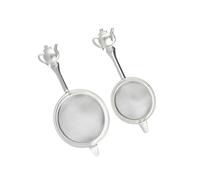 JECOMPRIS 2 pièces Infuseur à Thé Acier Inoxydable Passoire à Thé à Main pour Maison et Bureau Haute Résistance Chaleur et Réutilisable
