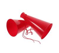 JECOMPRIS 2 Pièces Mégaphones Portatifs Pour Les Pom-pom Girls Et Les De Fête, Accessoire D'encouragement Pour Les Jeux De Football Et Les Célébrations, Construction En Plastique,