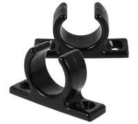 JECOMPRIS 2 Pièces Porte-pagaie de Bateau en Nylon Noir, pour Kayak 32 MM | Résistant à L’usure et Anti-chute, pour Rames et Pagaies de Canoë, Usage Aquatique
