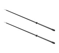 JECOMPRIS 2 Pièces Support de Drapeau pour Voiture en Fibre de Verre Léger et Stable, Mât de Fixé Toit pour Événements et Signalisation D'ingénierie