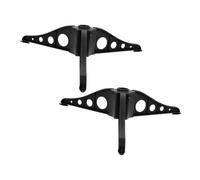 JECOMPRIS 2 Pièces Support de Noël Artificiel Base Stabilité Arbre de Noël Noir Support Pratique et Compact pour Décorations Festives