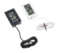 JECOMPRIS 2 pièces Thermomètre Numérique Encastré Écran Digital Jauge de Température pour Réfrigérateur et Congélateur Lecture Réel Usage Intérieur et Extérieur